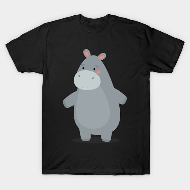 hippopotamus T-Shirt by Sun Do Gan